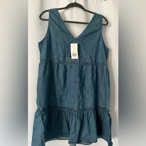 Women’s True Craft Blue Jean Dress Size L